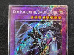 YuGiOh Dark Magician the Dragon Knight RA03-EN268 Platinum Secret Rare 1st Ed NM - Image 4