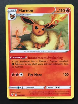 3 X Pokemon Cards Vivid Voltage Non-Holo Non Holo Rare Vaporeon Flareon Jolteon - Image 3
