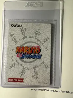PSA Magazine X Kayou Exclusive Naruto Uzumaki SEALED Promo Card December 2025 - Image 2