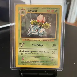 VINTAGE Ivysaur 30/102 Base Set Unlimited Pokemon Card NM - Image 1