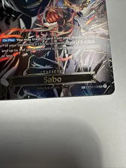 One Piece Card Game - Sabo - OP07-118 OP13 (SP) - English NM! - Image 4