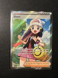 Dawn 118/094 Ultra Rare Full Art NM Pokemon Card PFL Phantasmal Flames - Image 1