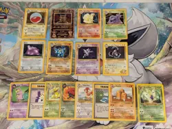 Vintage Pokemon Card Lot WOTC Holo Base Fossil Gym Ancient Mew Haunter Ditto - Image 1