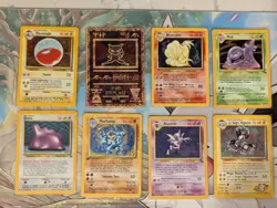 Vintage Pokemon Card Lot WOTC Holo Base Fossil Gym Ancient Mew Haunter Ditto - Image 2