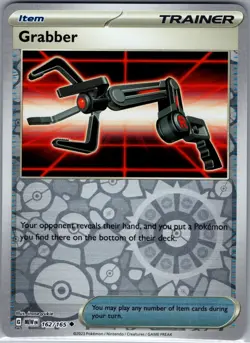 Grabber 162/165 Reverse Holo SV: Scarlet & Violet 151 - Pokemon Card - NM - Image 1