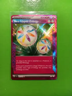 Neo Upper Energy Temporal Forces #162/162 Holo 2024 Pokemon Trading Card - Image 1