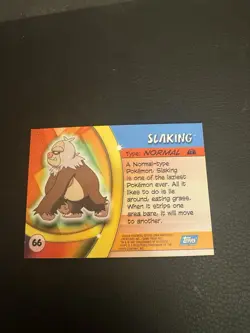 Pokemon Card - Slaking #66 - Advanced Challenge - Topps - Moderate Play ( Holo) - Image 4