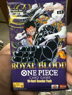 [ENG] 1 One Piece Card Game Royal Blood OP-10 Booster Pack (12 Cards) - Image 1