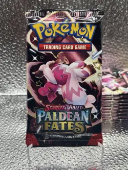 Pokemon Paldean Fates Booster Pack - 10 Cards / Pack - Tinkaton Art - SEALED NEW - Image 1