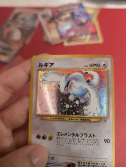 Lugia Neo Genesis Japanese Holo Card #249 WOTC Pokemon - Excellent Condition - Image 5
