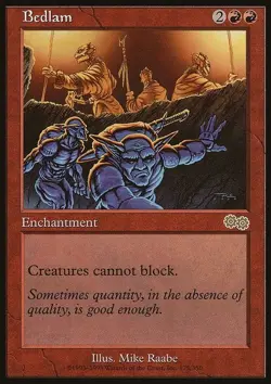 Bedlam - Urza's Saga | MTG Card - Image 3