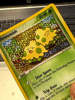 Shroomish Deoxys 72/107 Reverse Holo Stamped NM- Pokemon Card - - Image 1