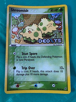 Shroomish Deoxys 72/107 Reverse Holo Stamped NM- Pokemon Card - - Image 2