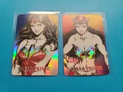 (2) Diana Prince - Wonder Woman - Carddass Masters Art Cards - Waifu Doujin ACG - Image 2