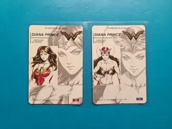 (2) Diana Prince - Wonder Woman - Carddass Masters Art Cards - Waifu Doujin ACG - Image 3
