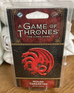 A Game of Thrones the Card Game House Targaryen Intro Deck NEW SEALED OOP FFG - Image 1