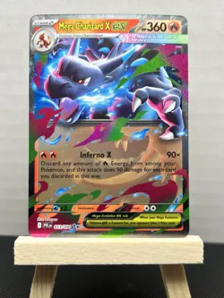 Mega Charizard X EX #13/94 Phantasmal Flames Pokemon Card (Near Mint) 3/5 - Image 1