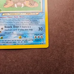 Light Piloswine 26/105 Pokemon Neo Destiny Regular Rare Card - LP - Image 5