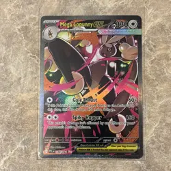 ENGLISH Mega Lopunny EX SIR 128/094 Phantasmal Flames Pokemon Card - Image 1