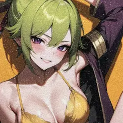 Genshin Impact Kuki Shinobu Sexy Anime Waifu Girl Doujin Lewd Goddess Art Card - Image 3