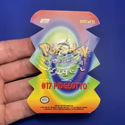 Topps Pokemon Pidgeotto Die Cut EV11 of 12 - Stage 2 Pokemon Card #17 - LP - Image 4