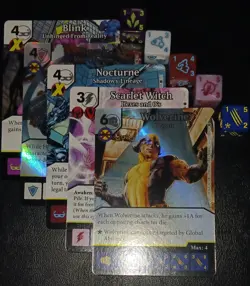 Dice Masters - X-Men First Class - 5 rares 2 foil - Havok, Scarlet Witch lot #2 - Image 1