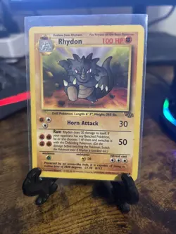 Pokemon TCG Rhydon Jungle Unlimited Edition Uncommon Card 45/64 - Image 1