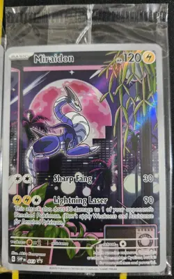 Pokemon Scarlet & Violet Miraidon ETB Black Star Promo Card - Sealed - Image 1