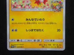PIKACHU 224/SM-P 224 POKEMON CENTER 20TH ANNIVERSARY JAPANESE PROMO CARD BOUQUET - Image 3