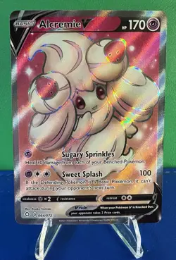 Alcremie v Full Art Ultra Rare Pokemon TCG Card Shining Fates 064/072 - NM - Image 2