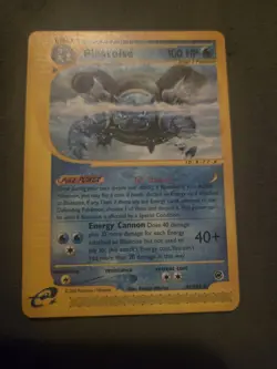 BLASTOISE 37/165 Expedition Base Set - Non Holo Pokemon Card LP - Image 1