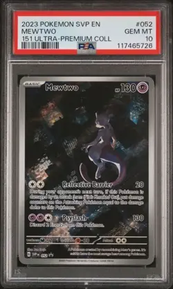 PSA 10 - Mewtwo 052 Sv: Scarlet & Violet Promo Cards Holo - Image 1