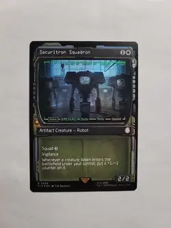MTG - Securitron Squadron (Showcase) PIP Foil Rare #0328 - Image 1