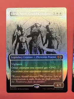 Mtg ONE MUL- Elesh Norn, Grand Cenobite - Multiverse FOIL NM - Image 1