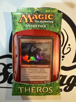 Magic MTG New Sealed Theros Intro Pack Blazing Beasts includes 2 Booster Packs! - Image 1
