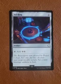 NM Sol Ring #239 Universes Beyond Fallout PIP - Image 1