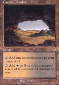 1x Caves of Koilos - Foil NM-Mint, English Apocalypse MTG Magic - Image 1