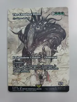 MTG The Cloudsea Djinn (Nyxbloom Ancient) Final Fantasy: Through the Ages - Image 1