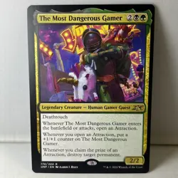 The Most Dangerous Gamer (174) Unfinity UNF MTG Magic The Gathering - Image 1