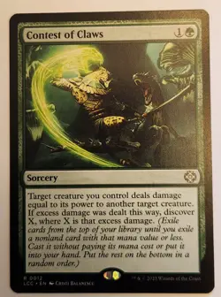 Contest of Claws LCC #12 Rare Regular NM+ - Image 1