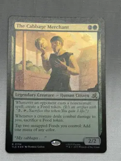 mtg foil The Cabbage Merchant, Avatar the Last Airbender Eternal, unplayed - Image 1