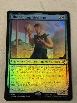 mtg foil The Cabbage Merchant, Avatar the Last Airbender Eternal, unplayed - Image 2