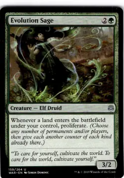 MTG Evolution Sage War of the Spark Uncommon #159 - Image 1