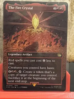 The Fire Crystal (Borderless) Final Fantasy Regular - Image 1
