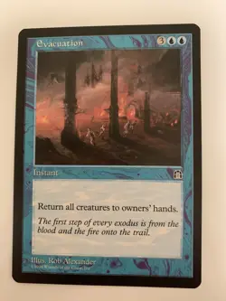 MTG NM Evacuation Stronghold Free Shipping In The US with Tracking - Image 1
