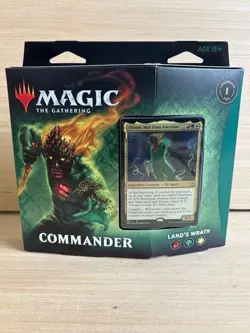 Magic The Gathering Commander Deck Obuun Land's Wrath Sealed MTG 2020 - Image 1