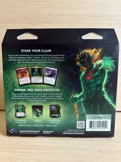 Magic The Gathering Commander Deck Obuun Land's Wrath Sealed MTG 2020 - Image 2