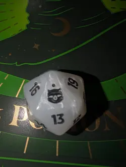 MTG Dice FINAL FANTASY Bundle Life Counter Spindown Moogle Die (White) d20 - Image 1