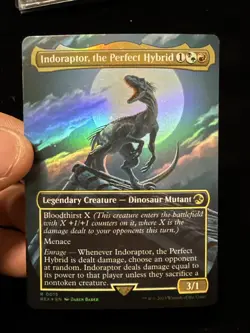 Indoraptor, the Perfect Hydrid - Borderless Foil - Jurrasic World Collection - Image 1