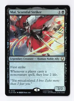 Mai, Scornful Striker (Foil) 0109 (R) MTG Avatar: The Last Airbender (TLA) - Image 1